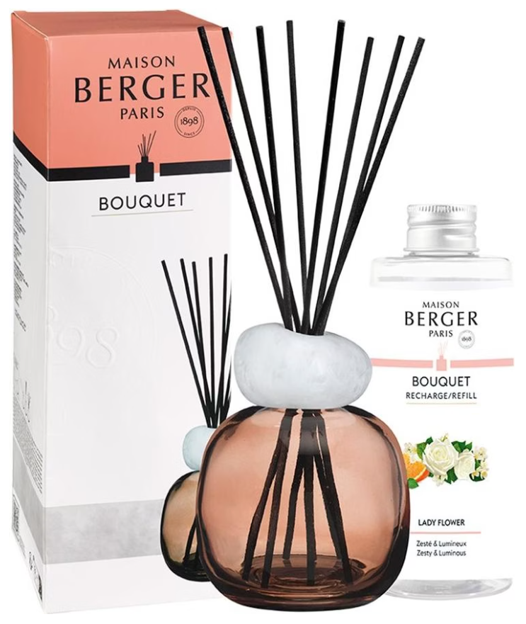 MAISON BERGER Duftbouquet Mineral Rosa/Weiss Lady Flower (180ml)