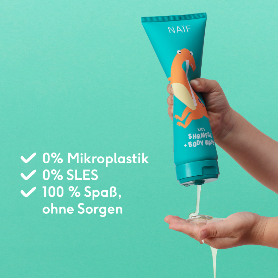 Naïf Kids Shampoo & Body Wash (250ml)