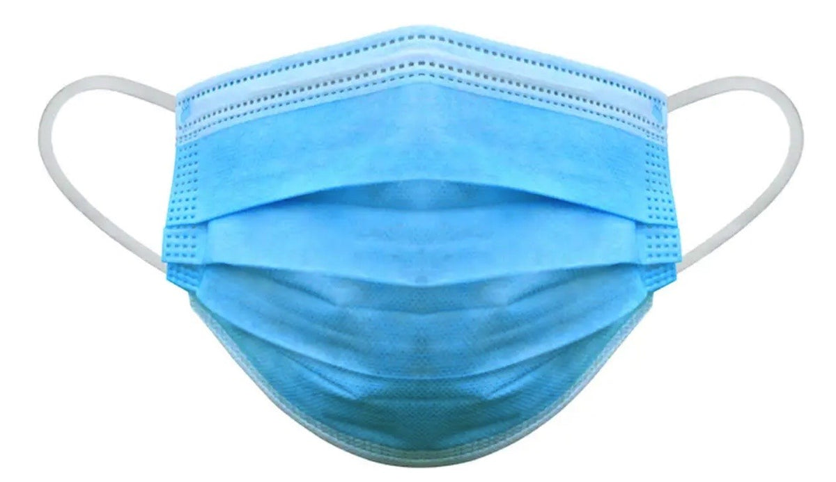 ABENA Gesichtsmaske Typ IIR, blau, 3-lagig (50 Stk)