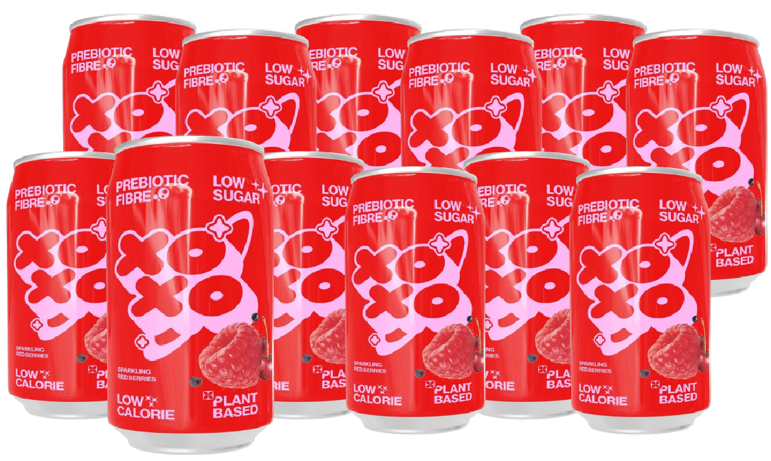 XOXO Soda Red Berries (12x330ml)