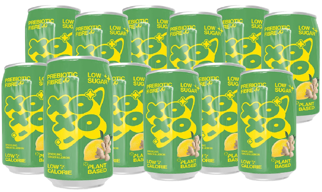 XOXO Soda Ginger Lemon (12x330ml)