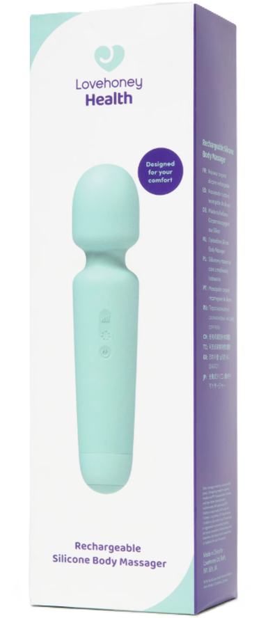 Lovehoney Health wiederaufladbares Silikon-Massagegerät, 8 Zoll (1 Stk)