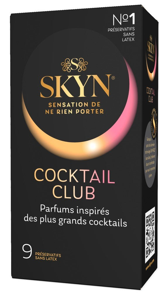 Manix Skyn Cocktail Club, latexfreier Kondom-Mix (9 Stk)