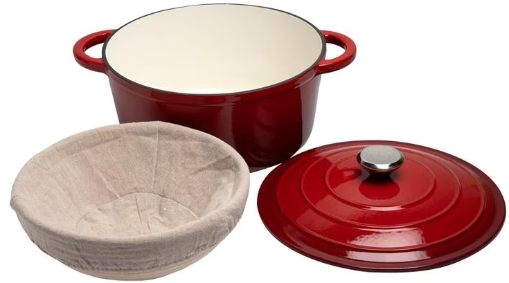 SCHMORGOLD Gusseisen Brotbacktopf, Fassungsvermögen 4.7 Liter (1 Stk)