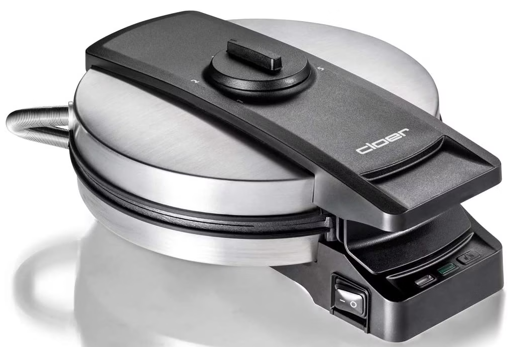 Cloer Waffeleisen Professional, Waffel-Durchmesser 16cm (1 Stk)