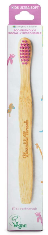Humble Brush Bambus Zahnbürste für Kinder Lila (1 Stk)