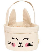 Papierdrachen Osterkorb Hase Canvas rosa (1 Stk)