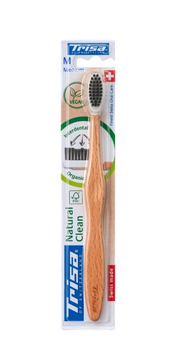 Trisa Natural Clean Holzzahnbürste medium