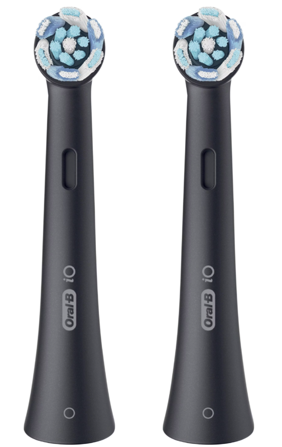 Oral-B iO Ultimative Reinigung, Original Aufsteckbürsten schwarz (2 Stk)