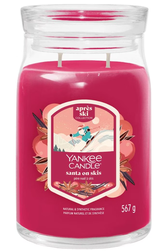 Yankee Candle Santa on Skis Duftkerze, 567g (1 Stk)