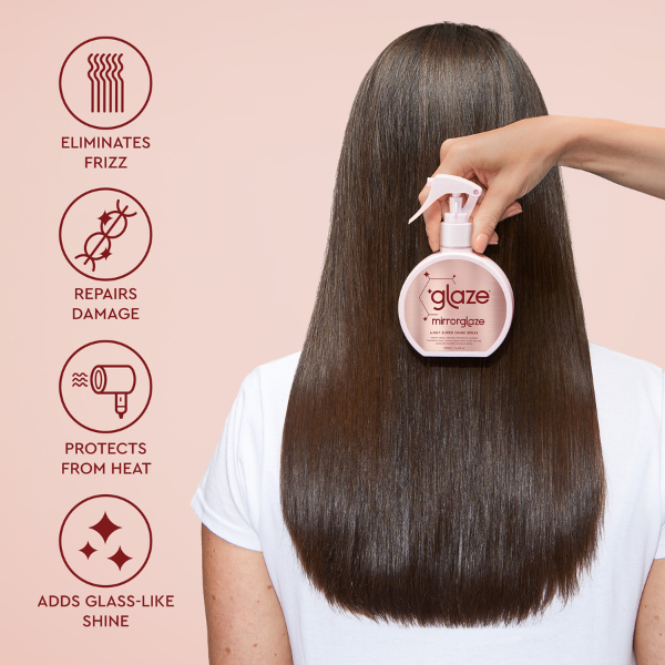 Glaze Mirrorglaze 4-in-1 Super Sleek Shine Spray (190ml)