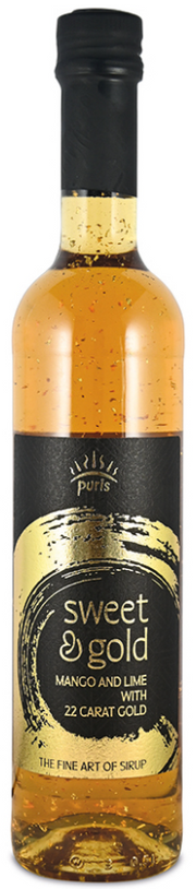 Puris SIRUP Sweet & Gold Blattgold Glasflasche (6x500ml)