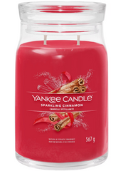 Yankee Candle Sparkling Cinnamon Duftkerze, 567g (1 Stk)