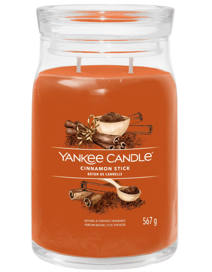 Yankee Candle Cinnamon Stick Duftkerze, 567g (1 Stk)