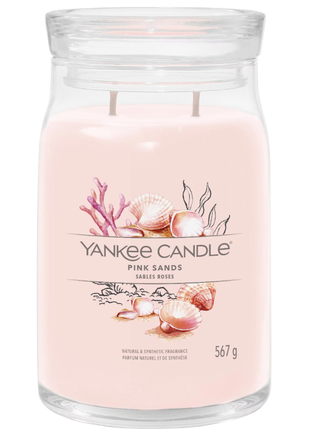 Yankee Candle Pink Sands Duftkerze, 567g (1 Stk)