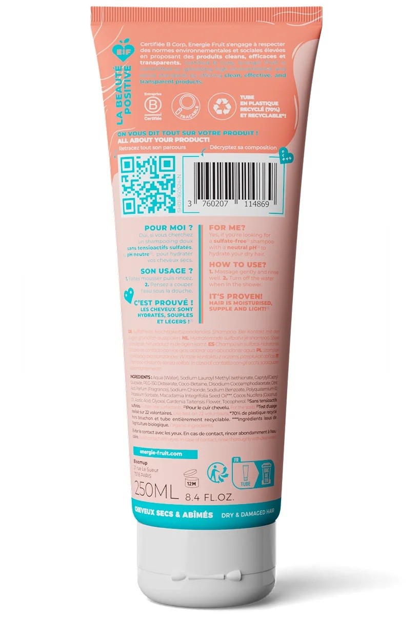 Energie Fruit Shampoo für trockenes & geschädigtes Haar (250ml)