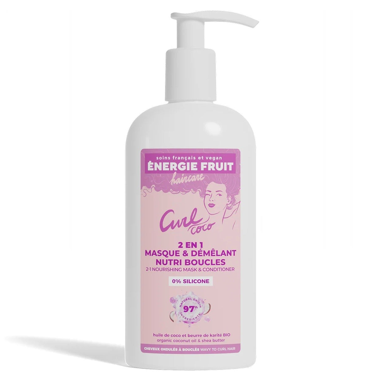 Energie Fruit 2-in-1 Silikonfreie Lockenmaske (300ml)