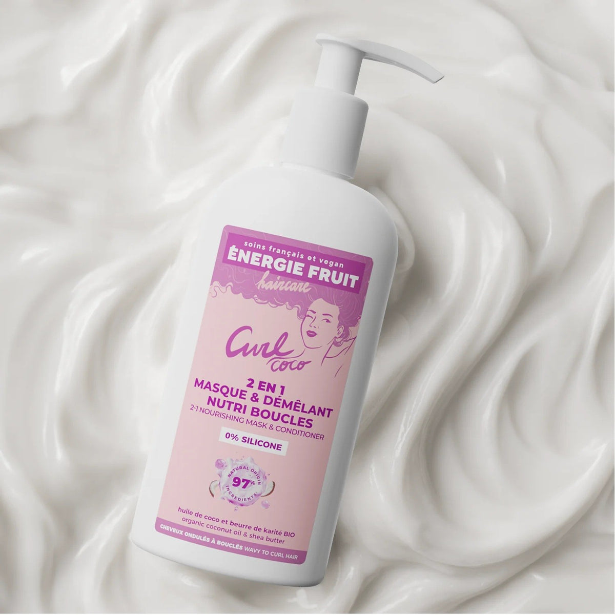 Energie Fruit 2-in-1 Silikonfreie Lockenmaske (300ml)