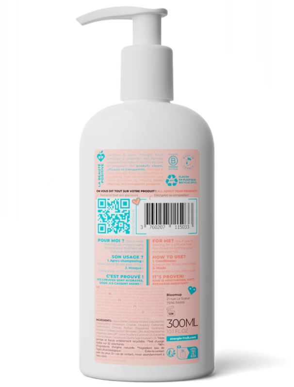 Energie Fruit 2-in-1 Silikonfreie Maske für geschädigtes Haar (300ml)