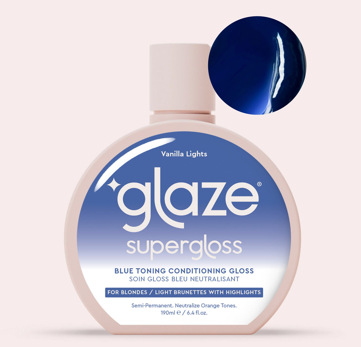 Glaze Super Gloss Vanilla Lights (190ml)