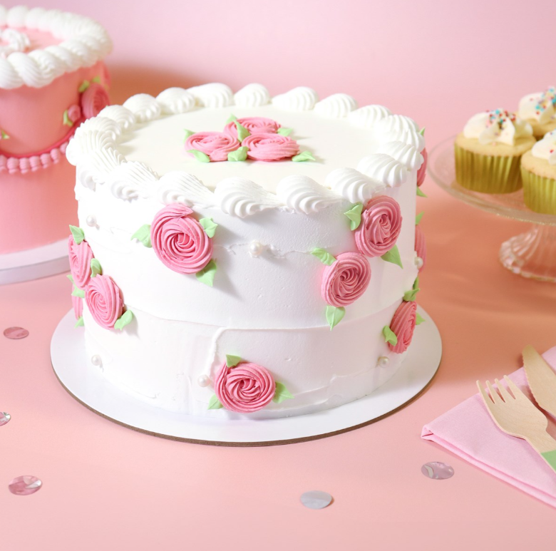 PME CAKE Runde Tortenplatte mit Profilrand, weiss, Durchmesser 30cm (1 Stk)
