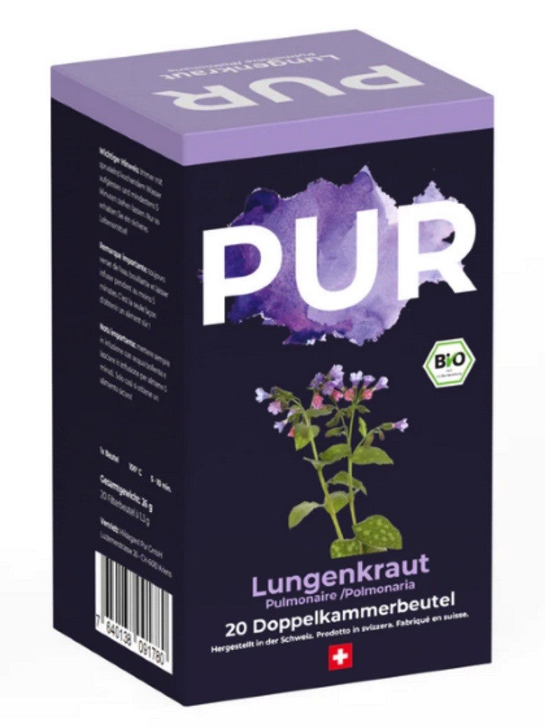 PUR Lungenkraut Tee Bio Beutel (20 Stk)