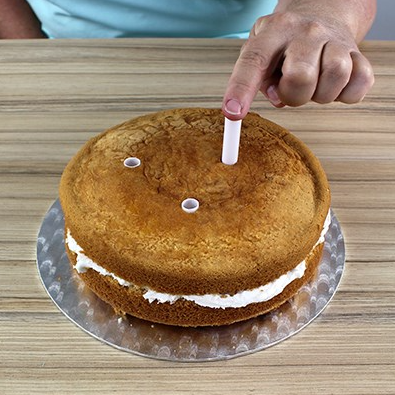 PME CAKE Leicht zuschneidbare Tortendübel, 30cm (4 Stk)