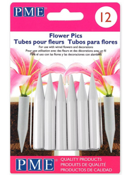 PME CAKE Medium Flower Pics, 56x8mm (12 Stk)