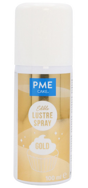 PME CAKE Essbares Glanzspray Gold (100ml)