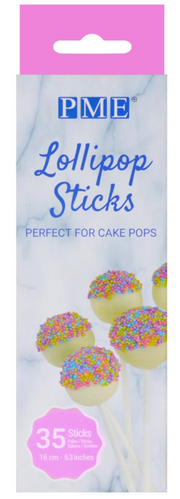 PME CAKE Lollipop Sticks, 16cm (35 Stk)