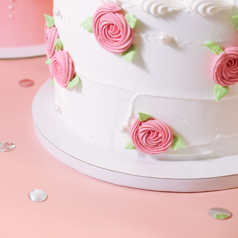 PME CAKE Runde Tortenplatte mit Profilrand, weiss, Durchmesser 30cm (5 Stk)