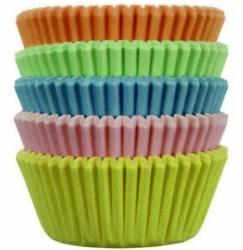 PME CAKE Muffinförmchen pastellfarben (100 Stk)