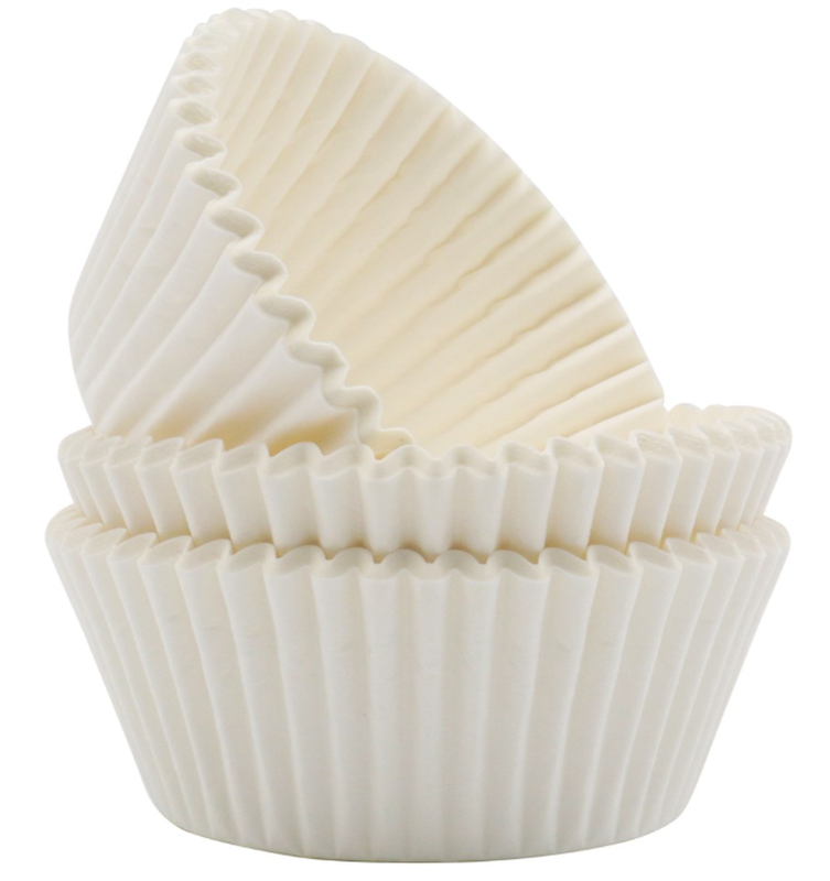 PME CAKE Muffinförmchen weiss, 3x5cm (300 Stk)