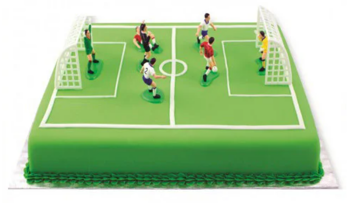 PME CAKE Tortendekor-Set Fussballspiel (9-teilig)