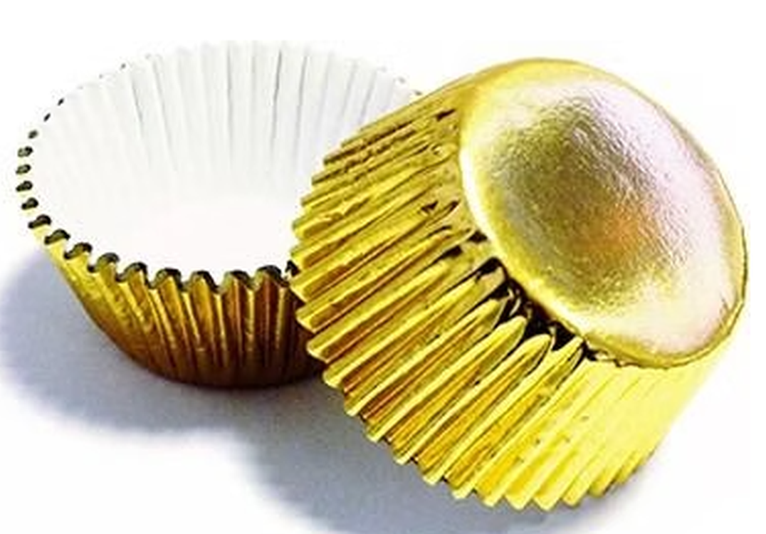 PME CAKE Muffinförmchen Gold (45 Stk)