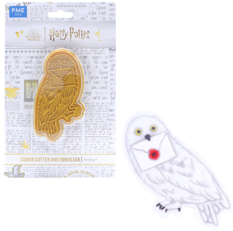 PME CAKE Harry Potter Ausstechform und Prägewerkzeug Hedwig, 6x12cm (1 Stk)