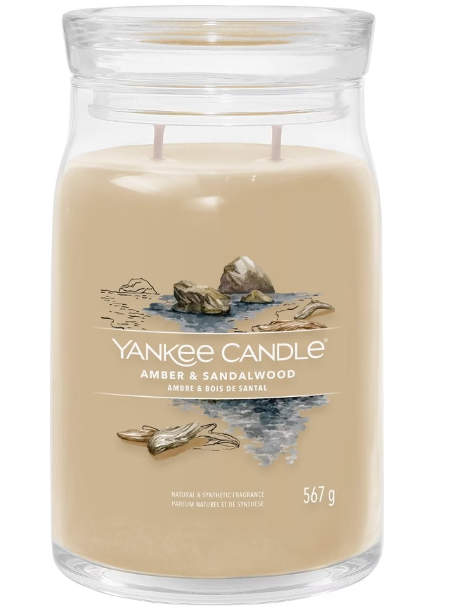 Yankee Candle Amber & Sandalwood Duftkerze (567g)