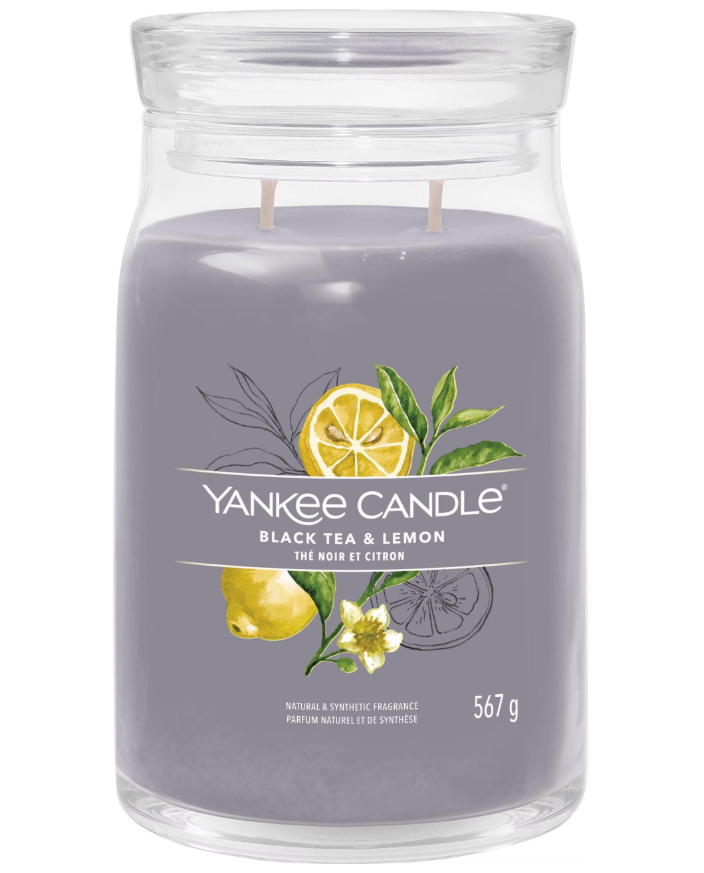 Yankee Candle Black Tea & Lemon Duftkerze (567g)