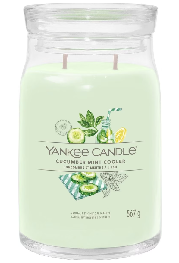 Yankee Candle Cucumber Mint Cooler Duftkerze (567g)