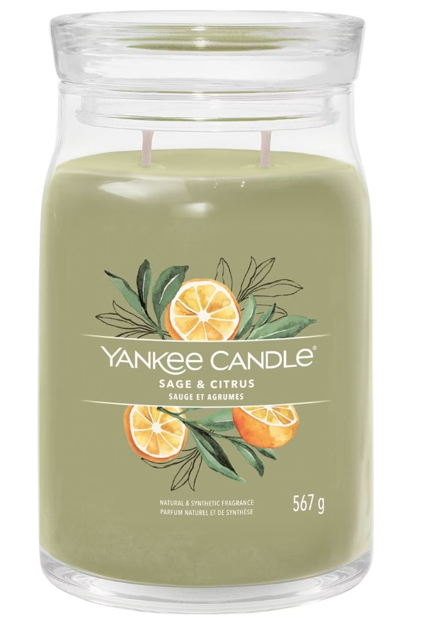 Yankee Candle Sage & Citrus Duftkerze (567g)