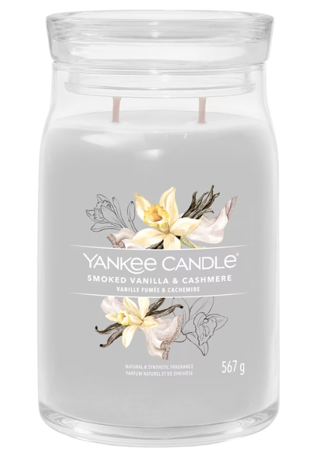 Yankee Candle Smoked Vanilla & Cashmere Duftkerze (567g)
