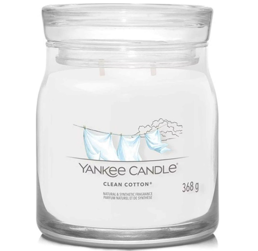 Yankee Candle Clean Cotton Duftkerze (368g)