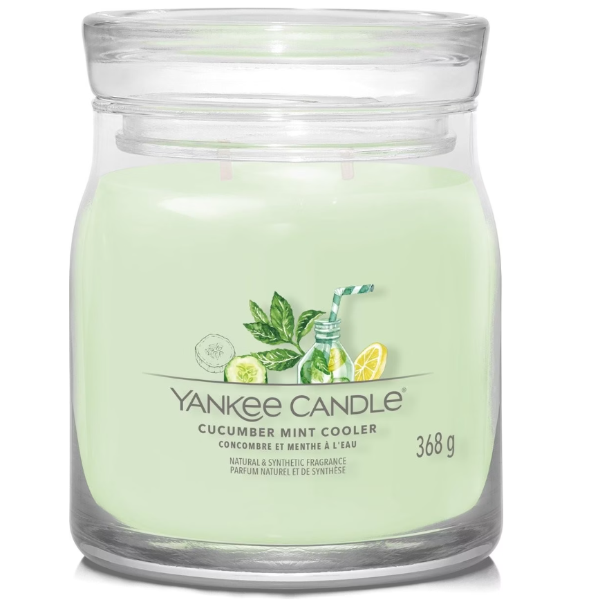 Yankee Candle Cucumber Mint Cooler Duftkerze (368g)