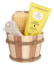 sidefyn Geschenkset Holzkübel Duschcreme Sidefyn entspanne (1 Stk)