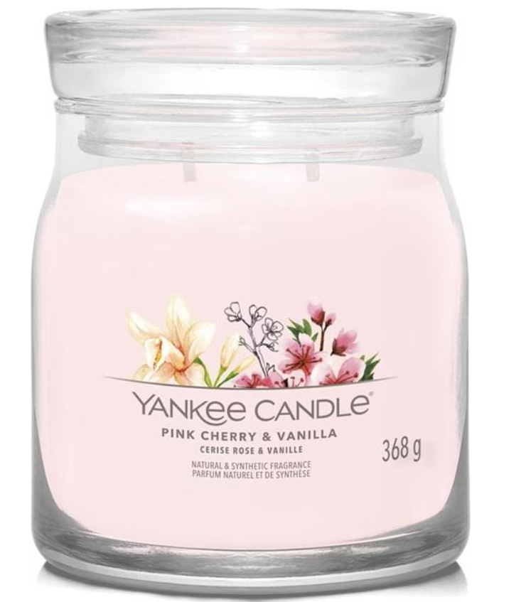 Yankee Candle Pink Cherry & Vanilla Duftkerze (368g)