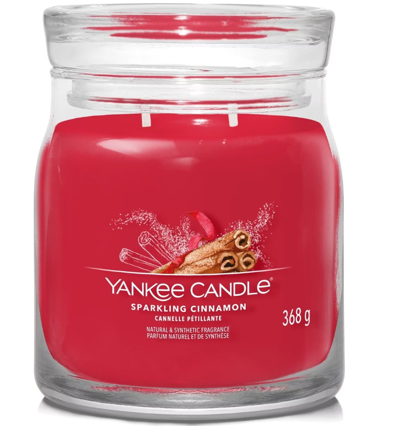 Yankee Candle Sparkling Cinnamon Duftkerze (368g)