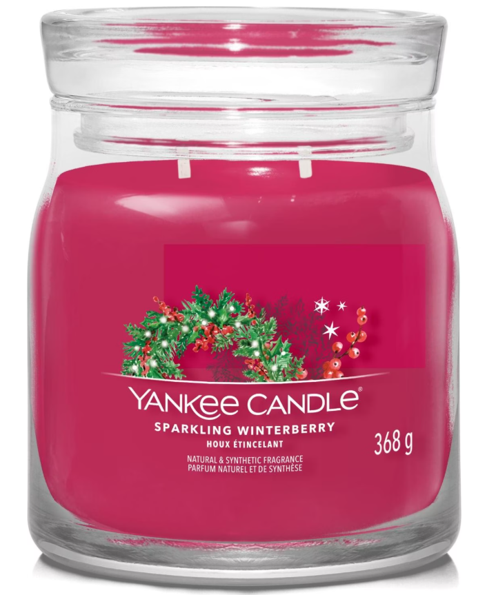 Yankee Candle Sparkling Winterberry Duftkerze (368g)