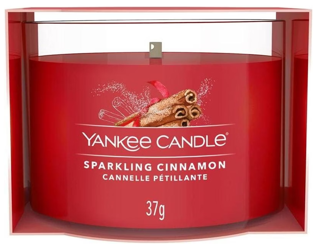 Yankee Candle Sparkling Cinnamon gefüllte Votivkerze (37g)
