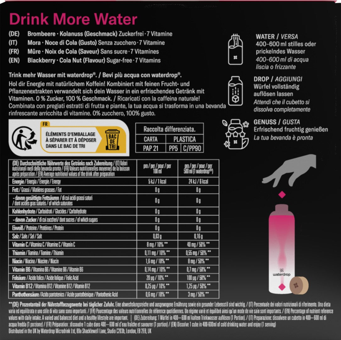 waterdrop Microenergy Berry Boost (6x12 Stk)