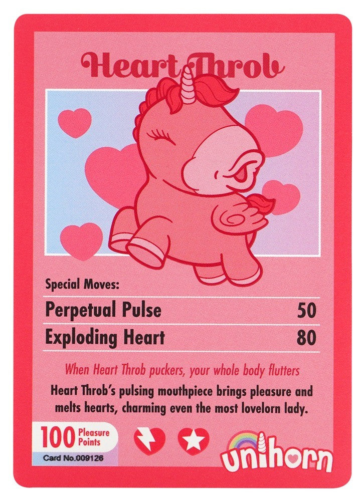 Unihorn Heart Throb Auflegevibrator (1 Stk)
